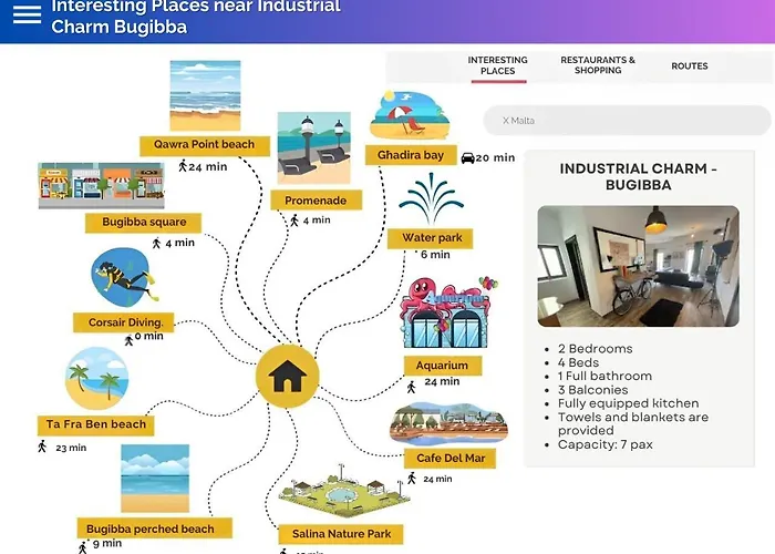 Industrial Cozy In Bugibba, Prime Location St Paul's Bay